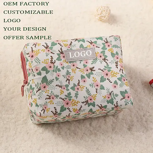 Wholesale Floral Cosmetic Bags | Vibrant Makeup Organizers for Beauty Brands & Retailers